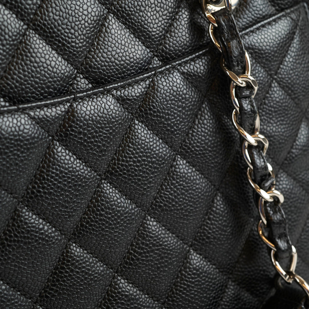 Chanel Grand Shopper Tote GST Black Caviar SHW (19 Series) - photo 10