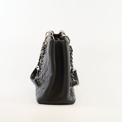 Chanel Grand Shopper Tote GST Black Caviar SHW (19 Series) - photo 3