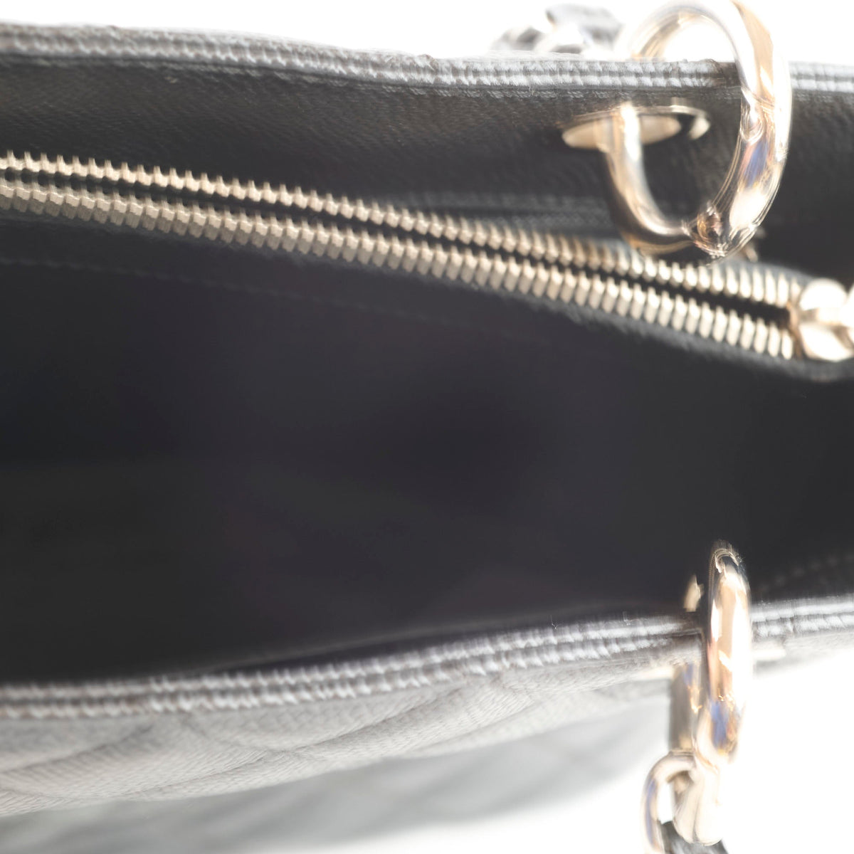 Chanel Grand Shopper Tote GST Black Caviar SHW (19 Series) - photo 11
