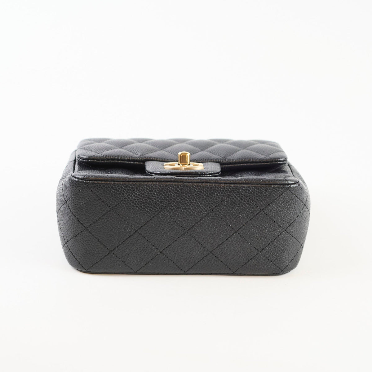Chanel Mini Caviar Square Black - photo 4