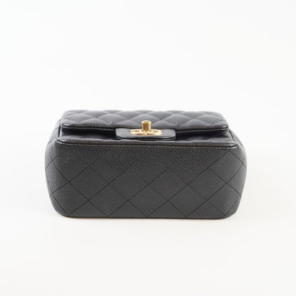 Chanel Mini Caviar Square Black - photo 4