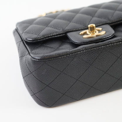 Chanel Mini Caviar Square Black - photo 7