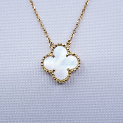 Van Cleef & Arpels Vintage Alhambra Mother of Pearl MOP Necklace - photo 1