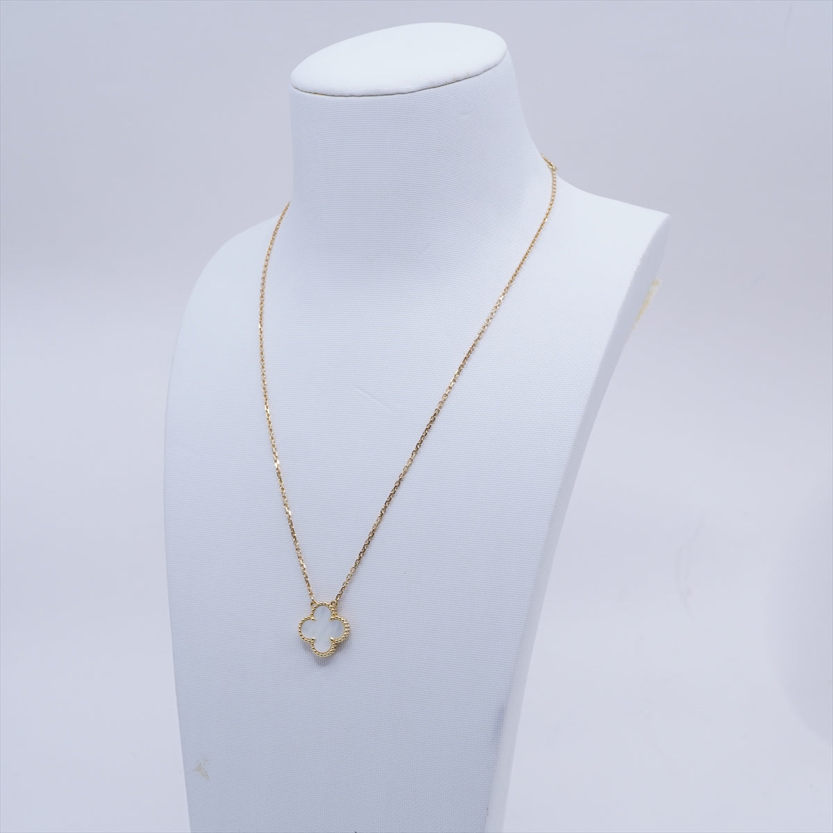 Van Cleef & Arpels Vintage Alhambra Mother of Pearl MOP Necklace - photo 2