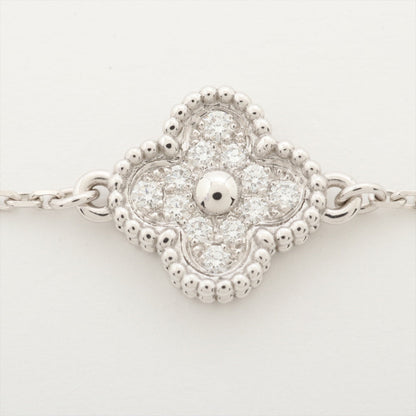 ITEM 14 - Van Cleef & Arpels VCA Sweet Alhambra White Gold Diamond Bracelet - photo 1