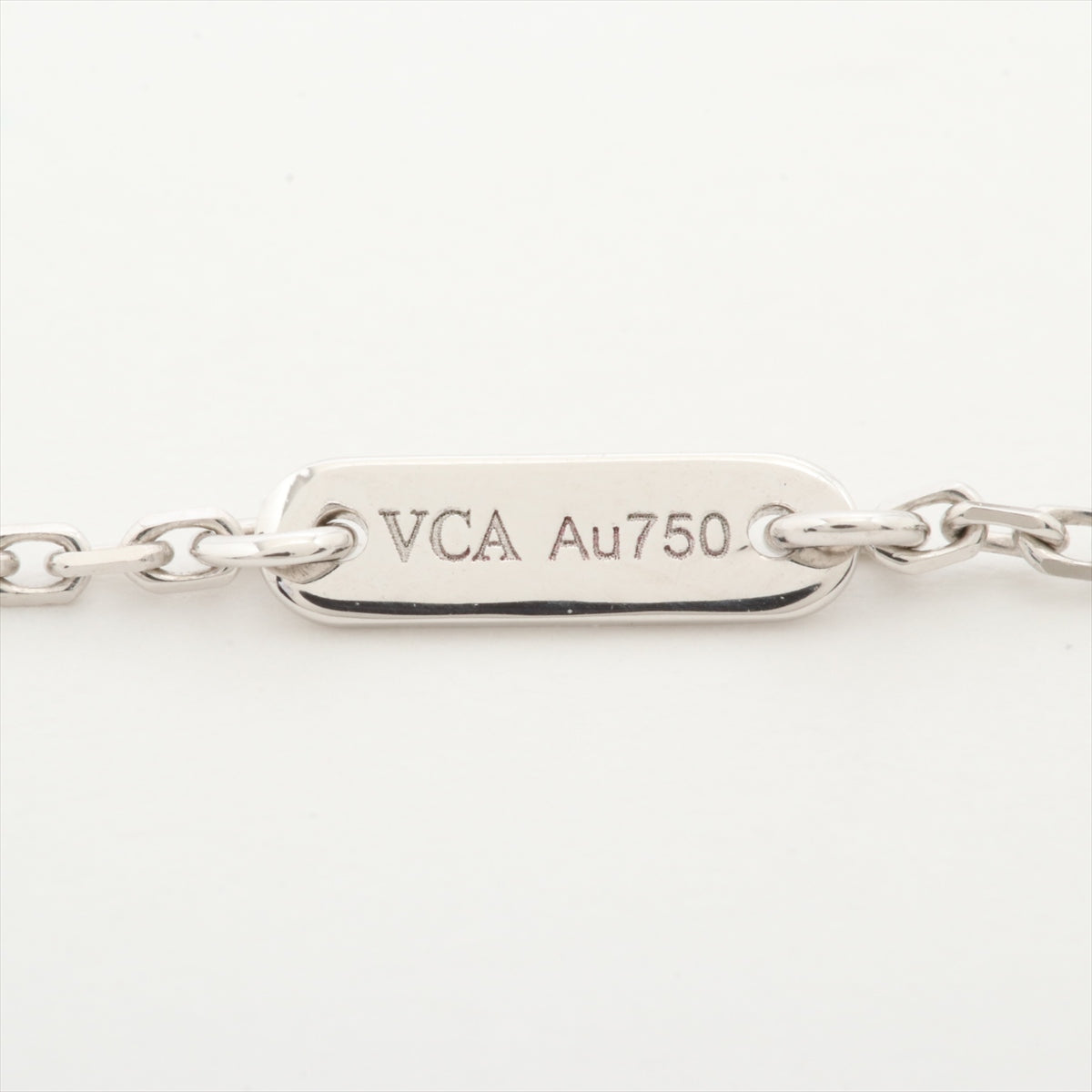 ITEM 14 - Van Cleef & Arpels VCA Sweet Alhambra White Gold Diamond Bracelet - photo 6
