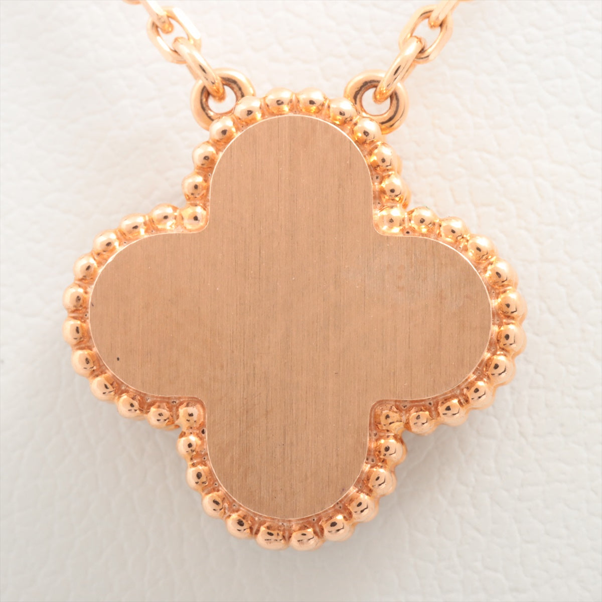 Van Cleef & Arpels Vintage Alhambra Rhodonite diamond Necklace 2021 Holiday - photo 2