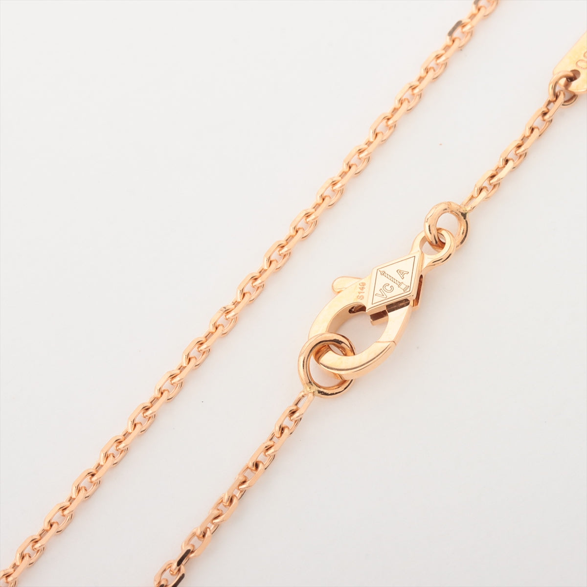Van Cleef & Arpels Vintage Alhambra Rhodonite diamond Necklace 2021 Holiday - photo 6