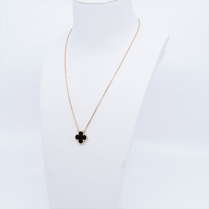 Van Cleef & Arpels Vintage Alhambra Onyx Necklace - photo 3