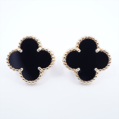 ITEM 26 - Van Cleef & Arpels Vintage Size Alhambra Onyx Piercing jewelry 2013 - photo 1