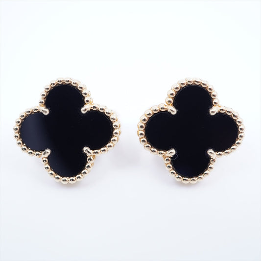 ITEM 26 - Van Cleef & Arpels Vintage Size Alhambra Onyx Piercing jewelry 2013 - photo 1