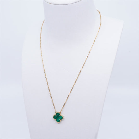 ITEM 24 - Van Cleef & Arpels Vintage Alhambra Malachite Necklace - photo 2