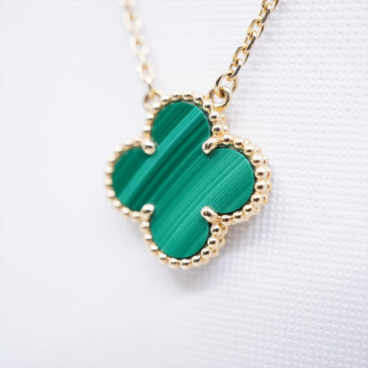 ITEM 24 - Van Cleef & Arpels Vintage Alhambra Malachite Necklace - photo 1