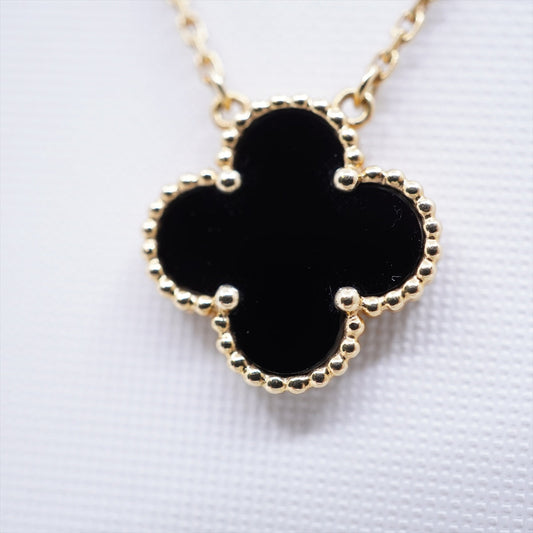 Van Cleef & Arpels Vintage Alhambra Onyx Necklace - photo 1