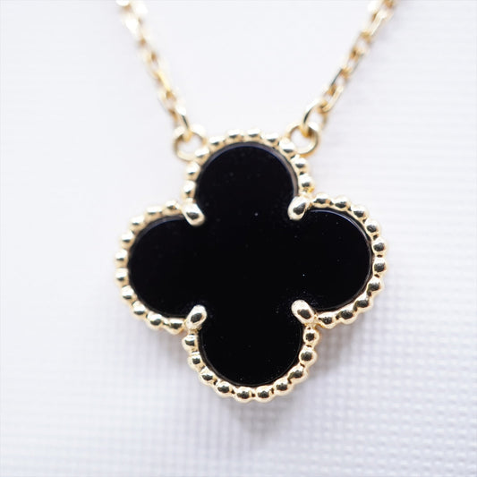 Van Cleef & Arpels Vintage Alhambra Onyx Necklace - photo 2