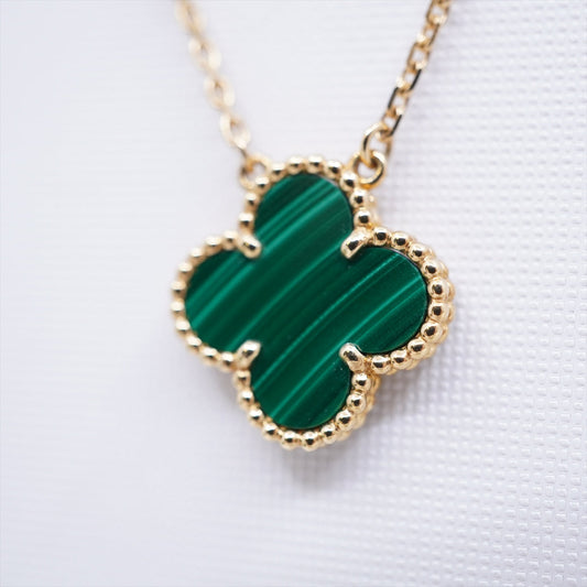 Van Cleef & Arpels Vintage Alhambra Malachite Necklace - photo 2