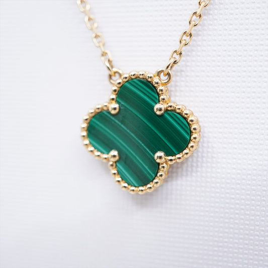 Van Cleef & Arpels Vintage Alhambra Malachite Necklace - photo 1