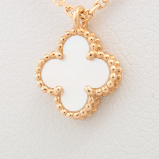 Van Cleef & Arpels Sweet Alhambra White Mother of Pearl MOP Necklace - photo 2