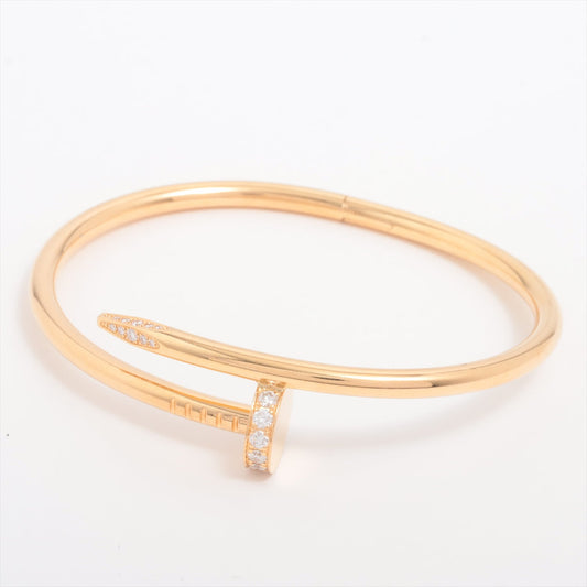Cartier Juste Un Clou JUC Diamond Yellow Gold Size 17 Bracelet - photo 1