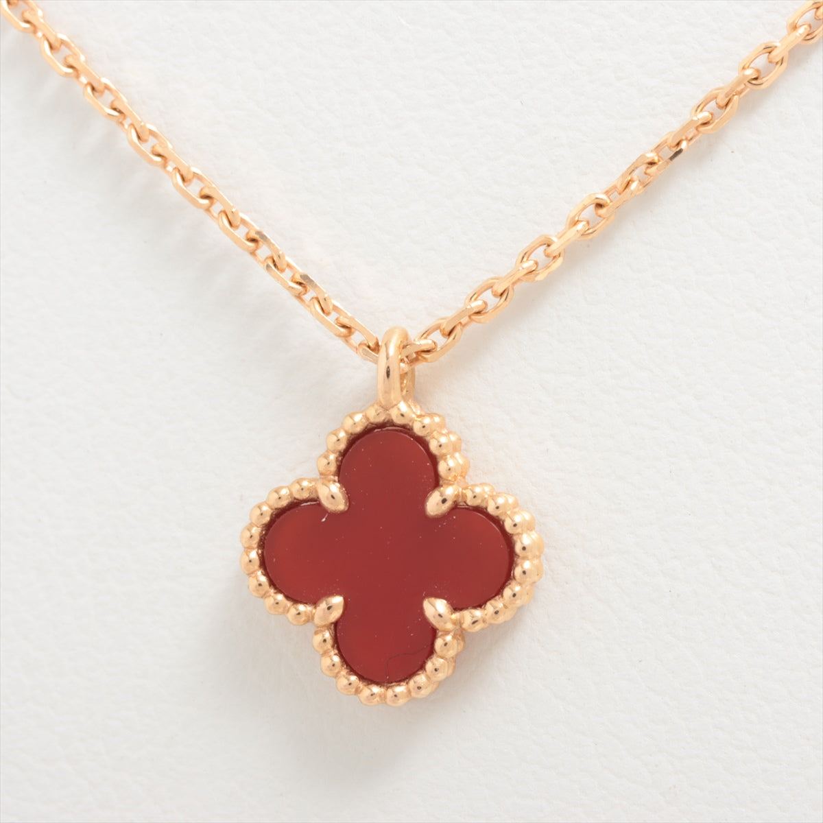 Van Cleef & Arpels Sweet Alhambra Carnelian Necklace - photo 2