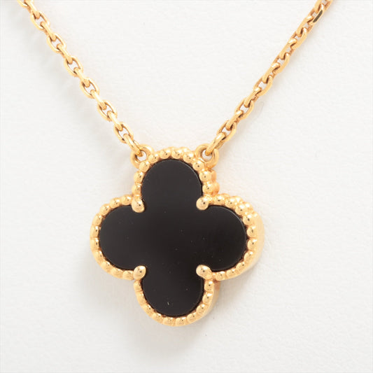 Van Cleef & Arpels Vintage Alhambra Onyx Necklace - photo 2