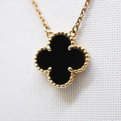 Van Cleef & Arpels Vintage Alhambra Onyx Necklace - photo 2