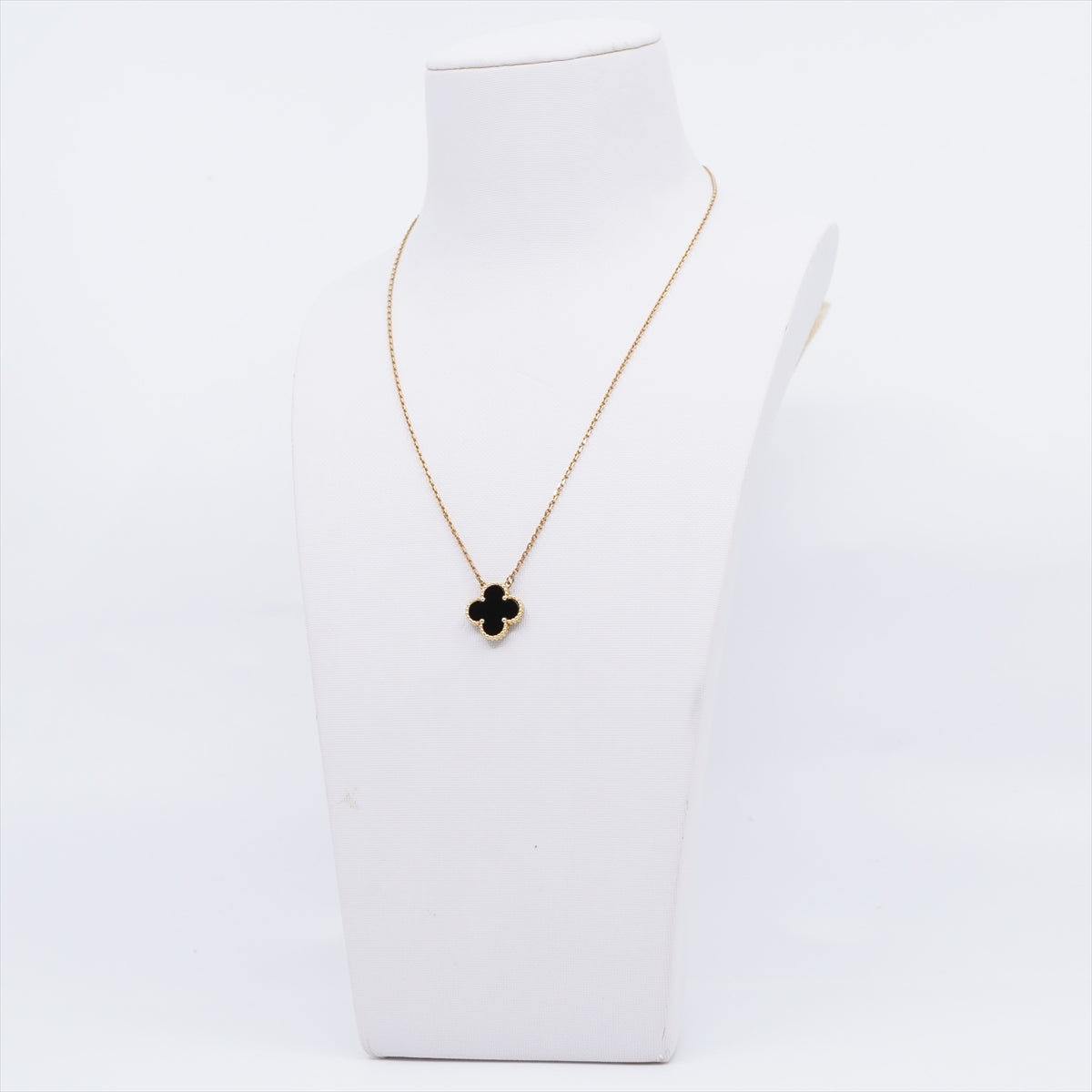 Van Cleef & Arpels Vintage Alhambra Onyx Necklace - photo 3