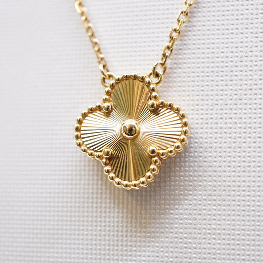 Van Cleef & Arpels Vintage Alhambra Guilloche Necklace - photo 1