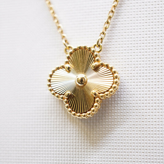 Van Cleef & Arpels Vintage Alhambra Guilloche Necklace - photo 2