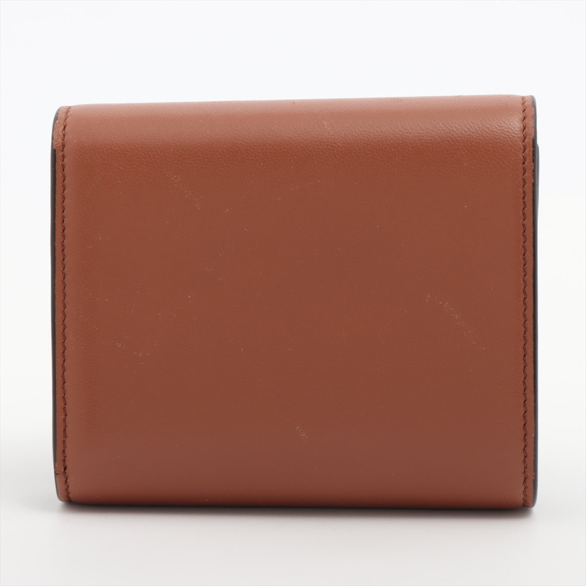 Celine Triomphe Leather Brown Compact Wallet - photo 3
