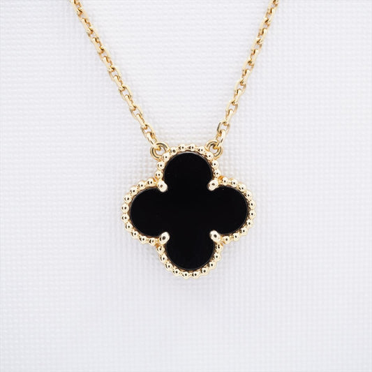 Van Cleef & Arpels Vintage Alhambra Onyx Necklace - photo 1