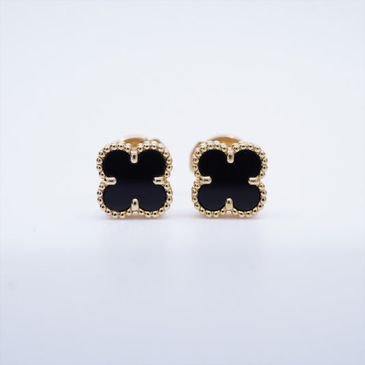 Van Cleef & Arpels VCA Sweet Alhambra Onyx Earrings - photo 1