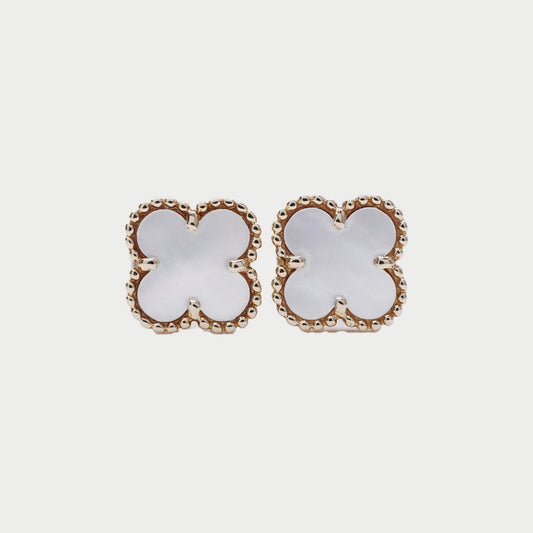 Van Cleef & Arpels VCA Sweet Alhambra Mother of pearl MOP Earrings - photo 1