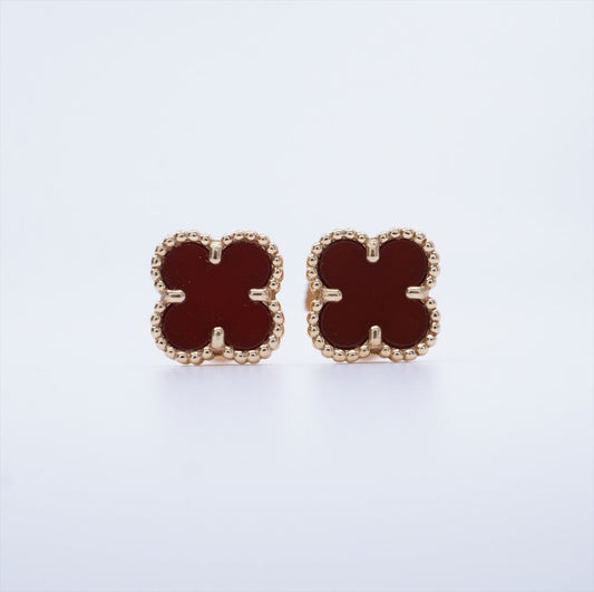 Van Cleef & Arpels VCA Sweet Alhambra Carnelian Earrings 2019 - photo 1