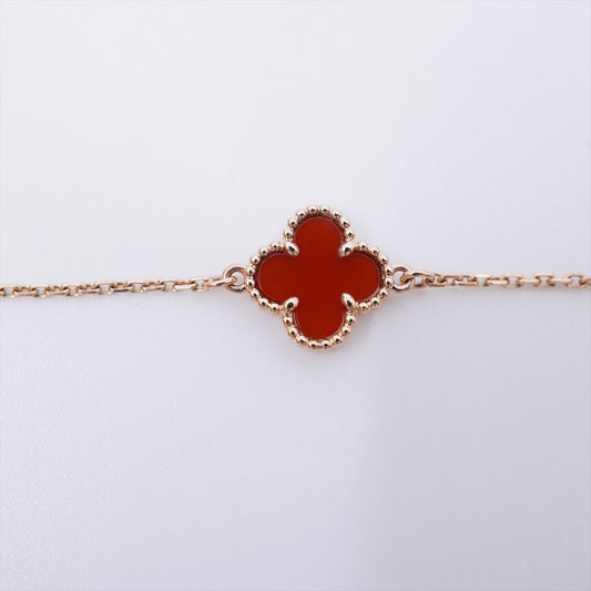Van Cleef & Arpels VCA Sweet Alhambra Carnelian Bracelet - photo 1