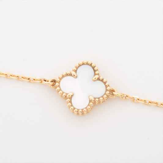 Van Cleef & Arpels Sweet Alhambra White Mother of Pearl MOP Bracelet - photo 2