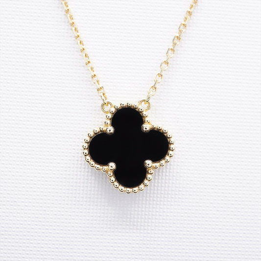 Van Cleef & Arpels Vintage Alhambra Onyx Necklace - photo 1