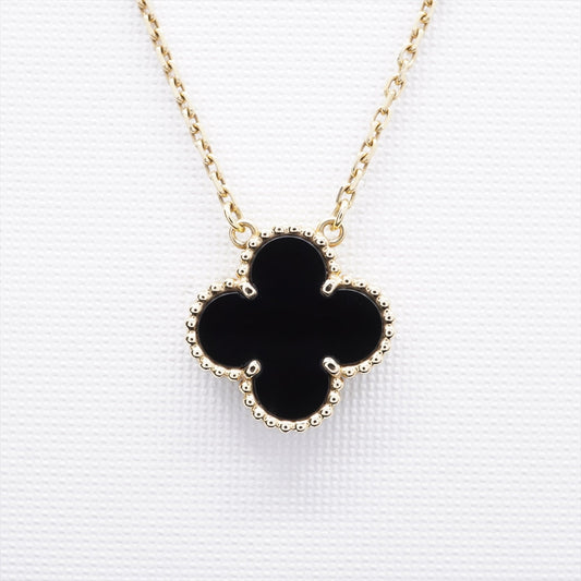 Van Cleef & Arpels Vintage Alhambra Onyx Necklace - photo 1