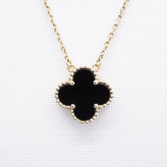 Van Cleef & Arpels Vintage Alhambra Onyx Necklace - photo 2