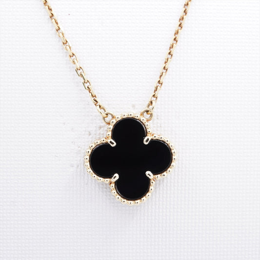 Van Cleef & Arpels Vintage Alhambra Onyx Necklace - photo 2