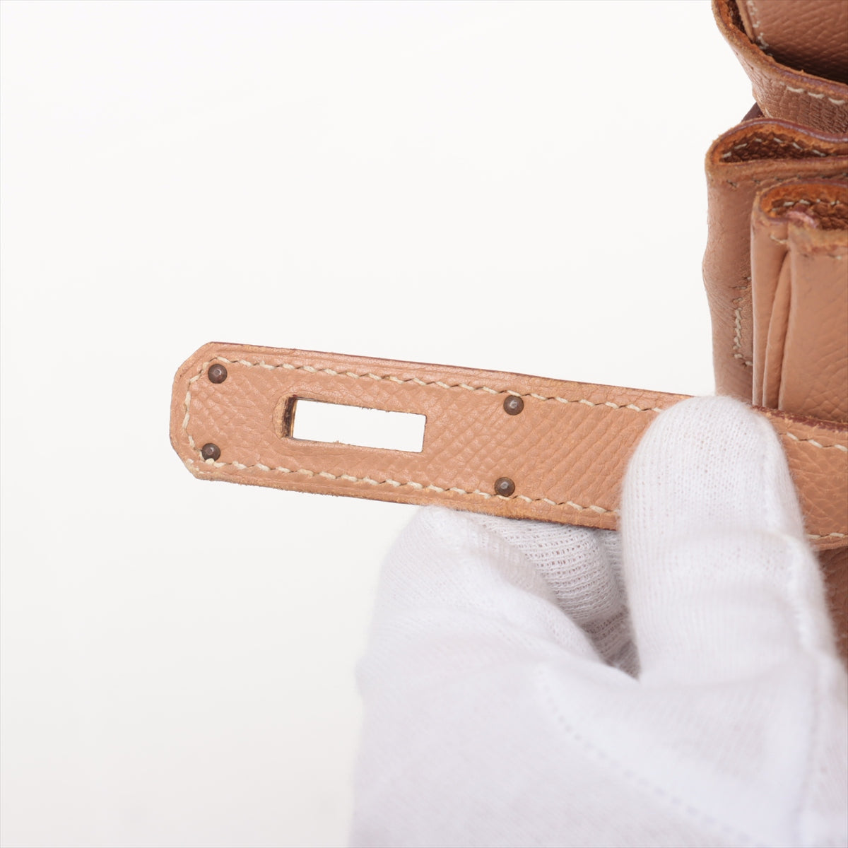 Hermes Birkin 30 Courchevel Natural - D Square Stamp - photo 15