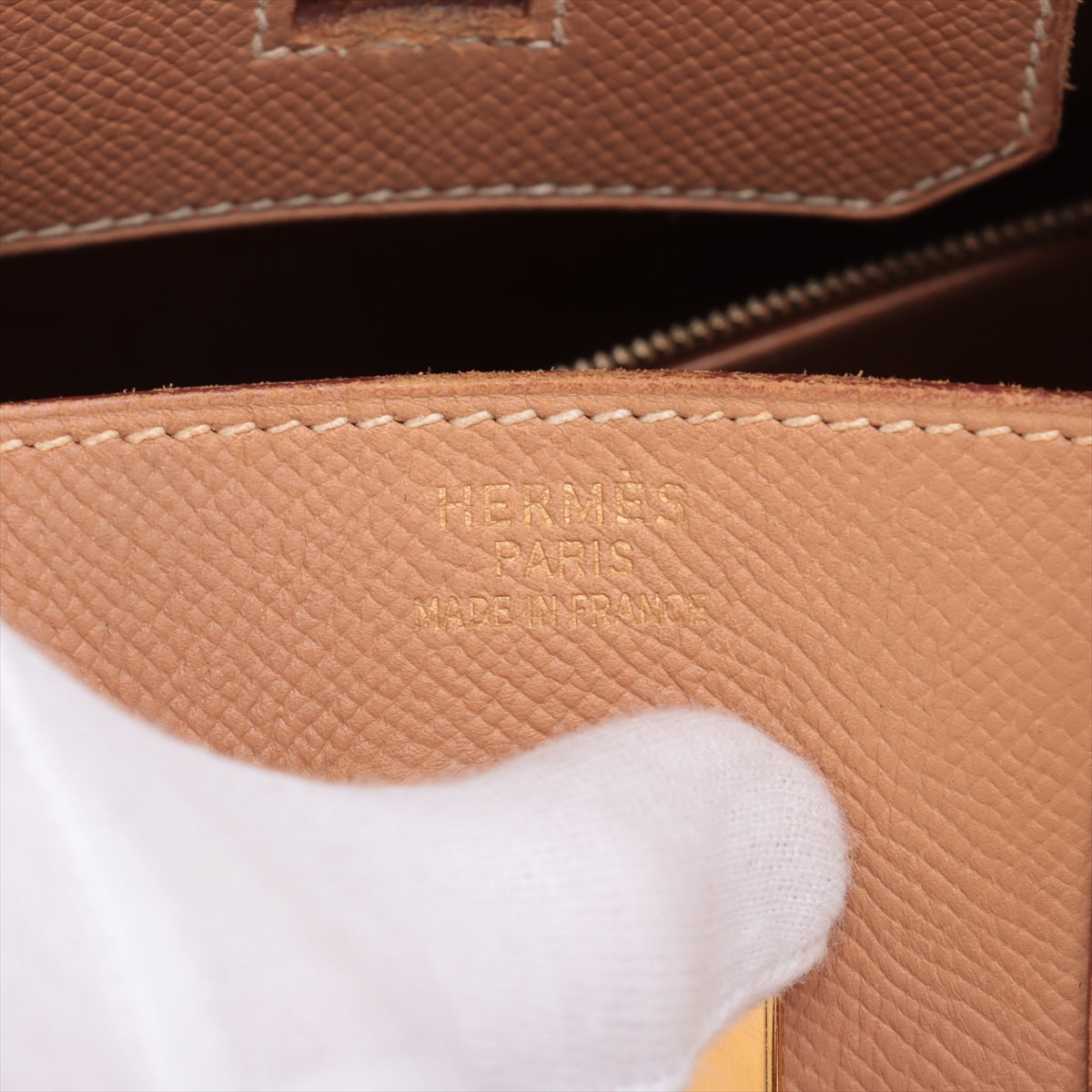 Hermes Birkin 30 Courchevel Natural - D Square Stamp - photo 7