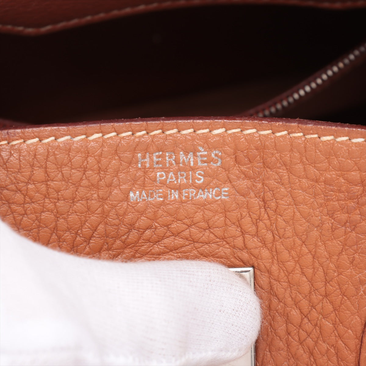 Hermes Birkin 35 Clemence Gold - Square stamp - photo 10