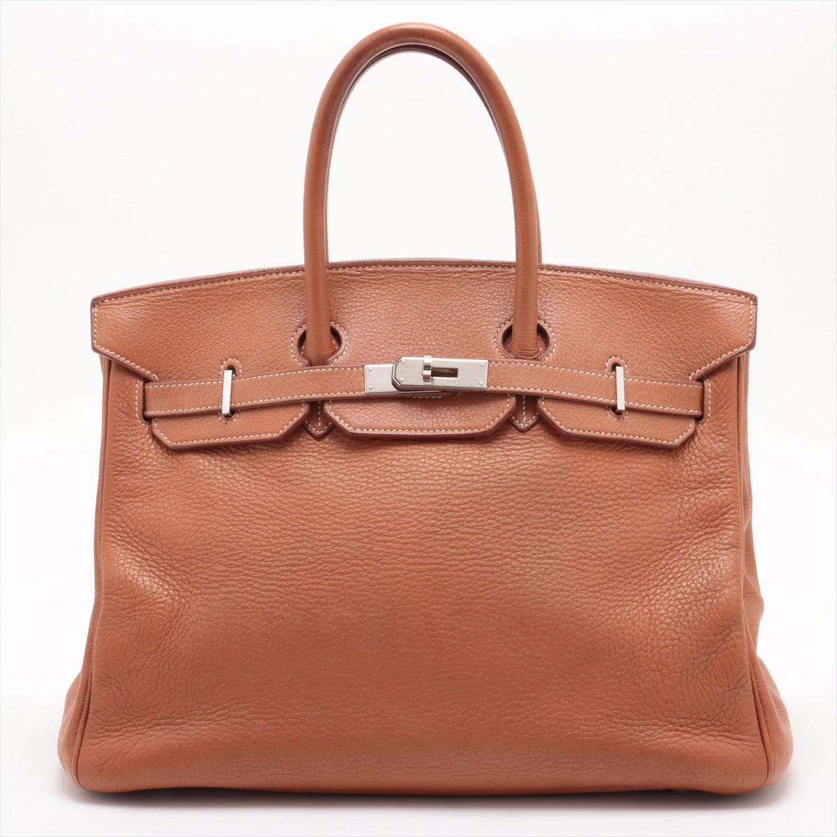 Hermes Birkin 35 Clemence Gold - Square stamp - photo 2