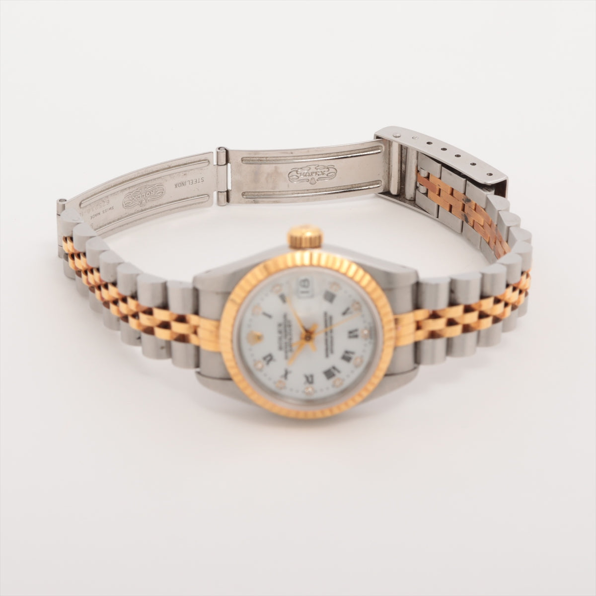 Rolex Datejust 26mm Two Toned White Diamond Dial Watch - photo 4