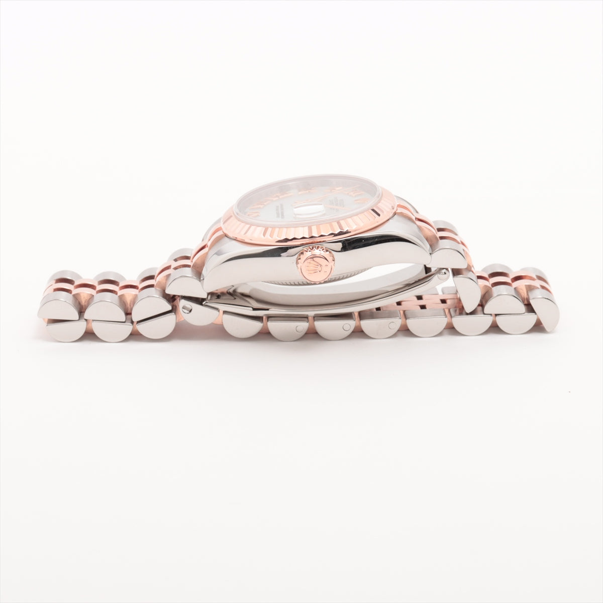 Rolex Datejust 26mm Stainless Steel/Everrose Mother of Pearl Watch Roman Numerals - photo 2