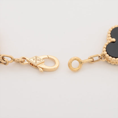 Van Cleef & Arpels Vintage Alhambra 5 Motifs Onyx Bracelet - photo 5