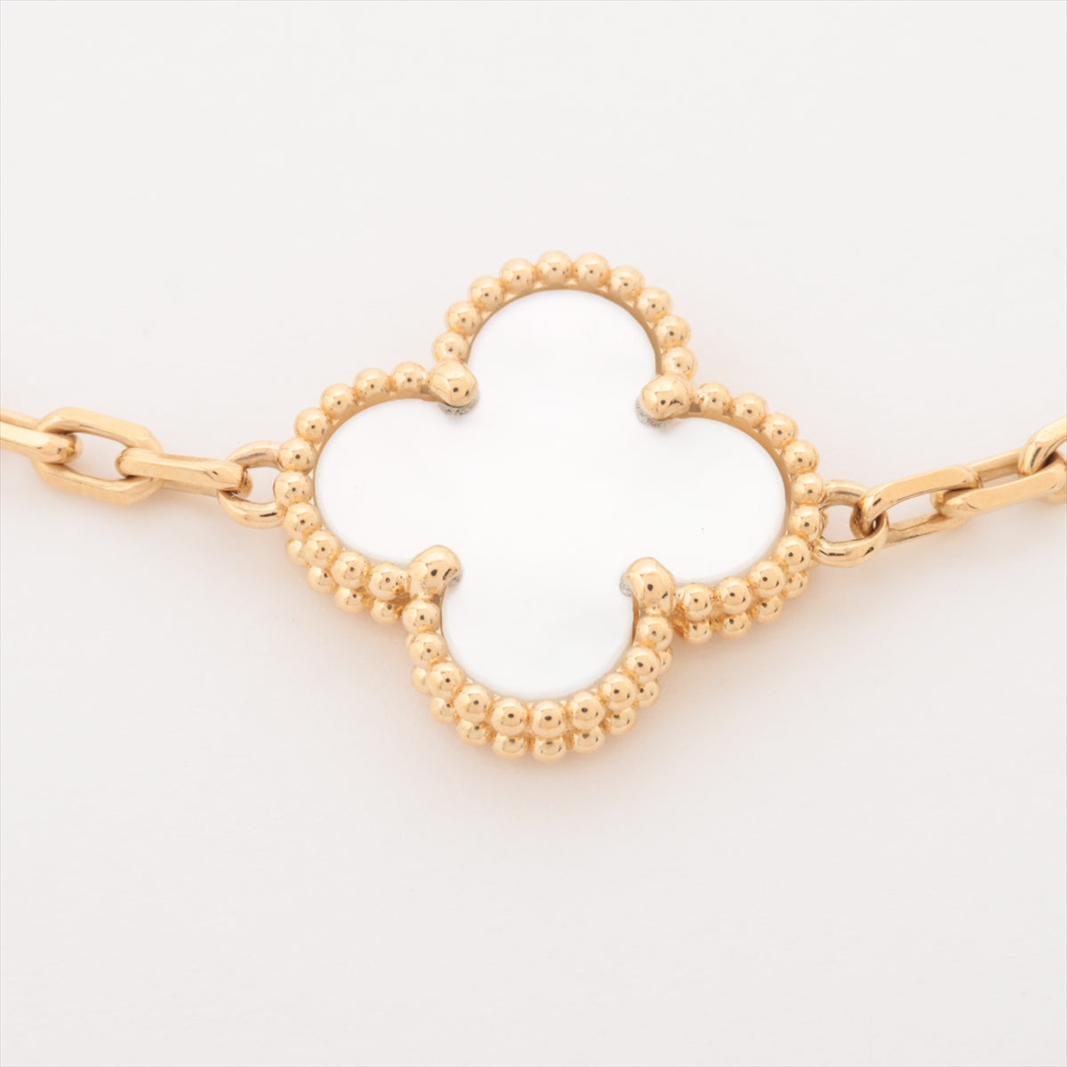 Van Cleef & Arpels Vintage Alhambra Mother of Pearl MOP 5 Motifs Bracelet 2022 - photo 1