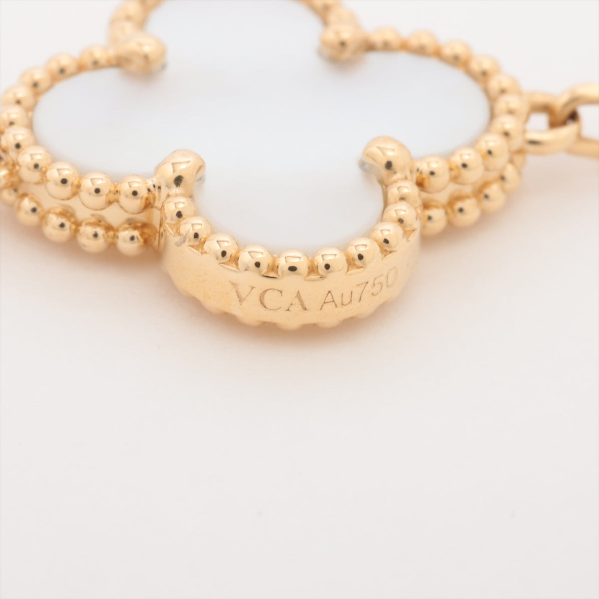 Van Cleef & Arpels Vintage Alhambra Mother of Pearl MOP 5 Motifs Bracelet 2022 - photo 4