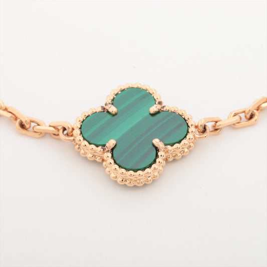 Van Cleef & Arpels Vintage Alhambra 5 Motifs Malachite Bracelet - photo 2